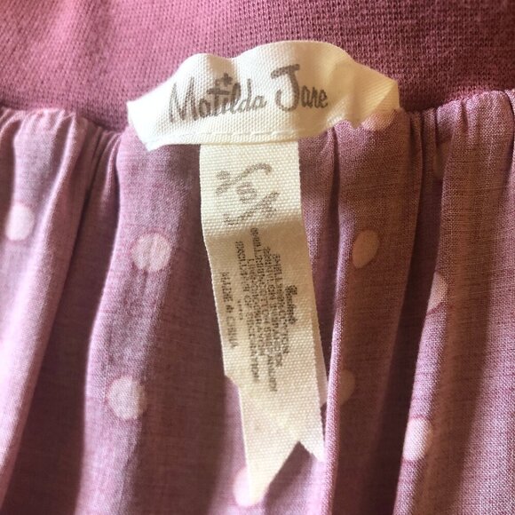 Matilda Jane mixed-print midi skirt w/ pockets sz S - Picture 7 of 9